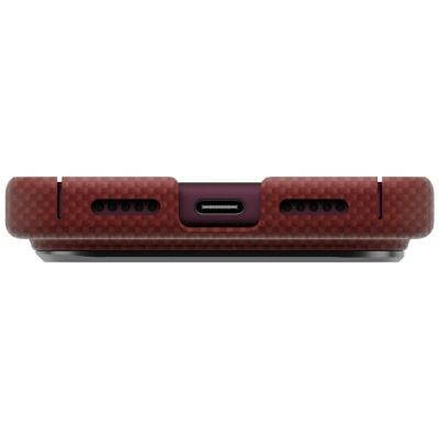 4. Uniq Keva EDGE Magclick Charging Case for iPhone 18 Pro / 17 Pro - Red