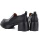 5. Women's black leather high-heeled shoes D&A S.Barski CR62-3525