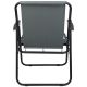 13. CAMPING CHAIR WITH ARMRESTS 52x44x75CM FOLDING GRAY