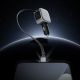 24. Cuktech CC903P 100W Car Charger with Display and 70cm Retractable USB-C Cable - Gray