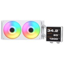 COUGAR CGR-PSDVPRGB-W-240 Processor All-in-One Liquid Cooler 12 cm White