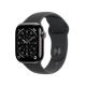 Apple Watch Series 11 GPS + Cellular 42mm, Slate Titanium Case with Black Sport Band – S/M