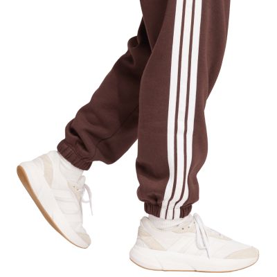 6. adidas Essentials 3-Stripes Fleece Loose-Fit Pants W JY3069