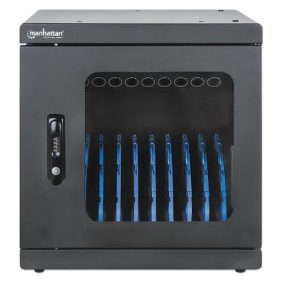 4. Manhattan 180924 Mobile Device Management Cabinet Black
