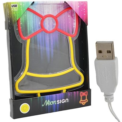 10. NEON LAMP BELL FIGURINE