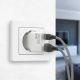 15. EVERACTIVE WALL CHARGER 1 x USB, 1 x USB-C QUICK CHARGE 3.0 20W SUPER SLIM WHITE SC-340Q