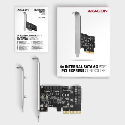 6. Axagon PCES-SA4X4 Internal SATA adapter