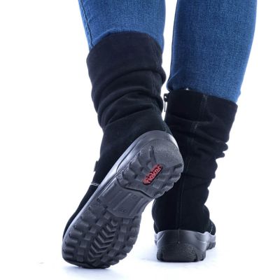 24. RIEKER W RKR130 insulated leather ankle boots