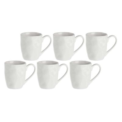 LA PORCELLANA BIANCA LUNIA Set of 6 cups 110ml