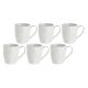 LA PORCELLANA BIANCA LUNIA Set of 6 cups 110ml