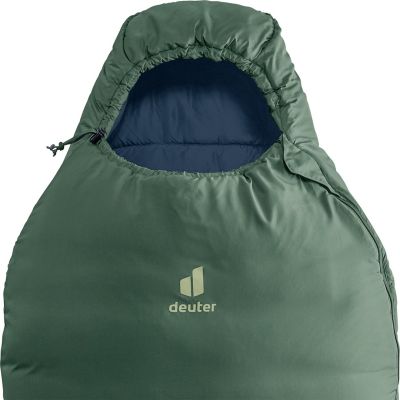 4. Deuter Orbit 0C/32F Synthetic Sleeping Bag 185cm, Ivy/Ink