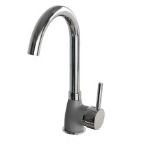 PYRAMIS BELLO DUO faucet, granite, grey concrete