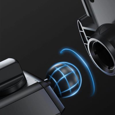 4. Joyroom car phone holder with telescopic extendable arm for dashboard and window black (JR-OK3)