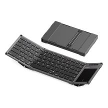 Inateck KB06101_STEEL GRAY Keyboard Home RF Wireless + Bluetooth QWERTZ English Black