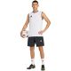 7. Men's adidas Entrada 26 Sleeveless Jersey White KB3928