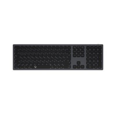 KeySonic KSK-8023BTRF (DE) Universal Bluetooth QWERTZ Keyboard German Anthracite, Black