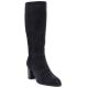 Grey Leather Heeled Women’s Boots Vinceza 67049