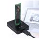 2. GEMBIRD M.2 SATA & NVME SSD DOCKING STATION BLACK