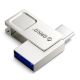 Orico U301 256 GB USB-A USB-C USB 3.2 Gen 1 Pendrive - Silver