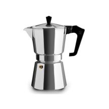 PEZZETTI ITALEXPRESS Aluminum Coffee Maker 14 Cups - Silver