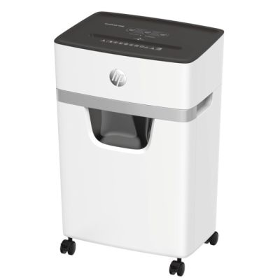 7. HP ONESHRED 10MC Shredder, Micro Shreds, P-5, 10 Sheets, 20L, Light Gray