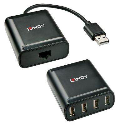 6. Lindy 42679 USB 2.0 Hubs and Hubs Black