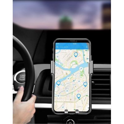 6. Ugreen car gravity holder for air supply ventilation grille gray (50564)