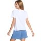 3. Skechers Signature V-Neck Tee TP167-WHT White L