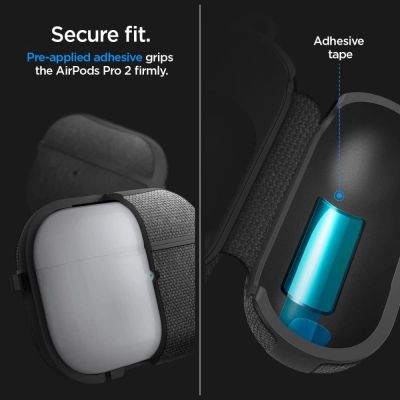 11. Spigen Urban Fit Case for Apple AirPods Pro 1 / 2 - Black
