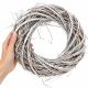 4. DECORATIVE WREATH 40 CM WHITE