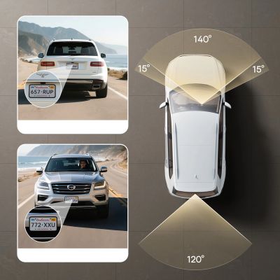 13. Baseus PrimeTrip VD1 Pro Car DVR 4K+1080p with Battery - Black