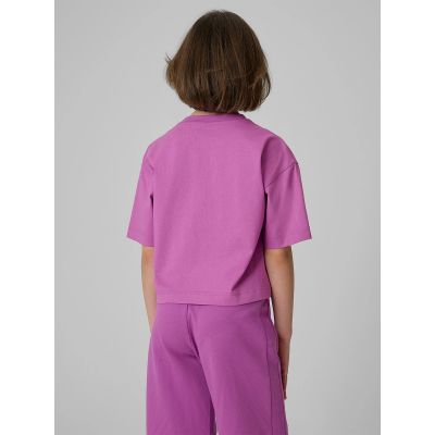 2. Loose T-shirt with a girl's print 4F 4FJRSS26TTSHF3827-51S