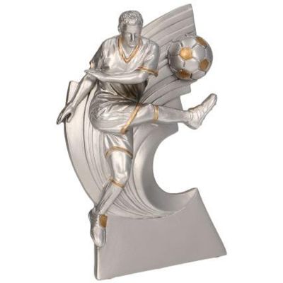 331. Cast figurine - football
