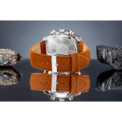 6. Men's Watch Giewont Chronograph Sapphire Brown Green GW8720-A3