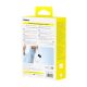 5. Baseus EnerFill FC31 Qpow 3 10000mAh 45W Power Bank with Digital Display with USB-C and Lightning Cables - White