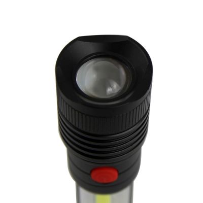 14. ESPERANZA ALUMINUM FLASHLIGHT WITH SIDE LIGHT COB APATE EOT069