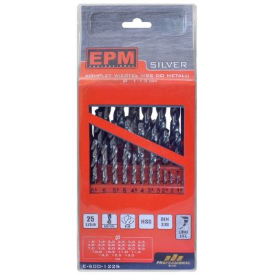 HSS DRILL SET FOR METAL 1-13MM 25PCS