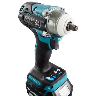 13. Makita DTW302Z Power Wrench 3/8" 3200 RPM Black, Blue 18V