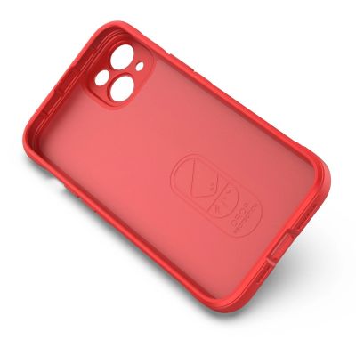2. Magic Shield Case case for iPhone 14 Plus flexible armored cover red