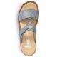 3. Comfortable women's flip-flops with Velcro, blue, Rieker 60885-12