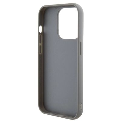 7. Guess Sequin Script Metal case for iPhone 15 Pro - silver