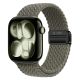 6. Tech-Protect Nylonmag Strap for Apple Watch 4 / 5 / 6 / 7 / 8 / 9 / SE / Ultra 1 / 2 (42 / 44 / 45 / 49 MM) - Green