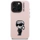 3. Karl Lagerfeld Silicone Karl Sketch MagSafe Case for iPhone 16 Pro Max - Pink