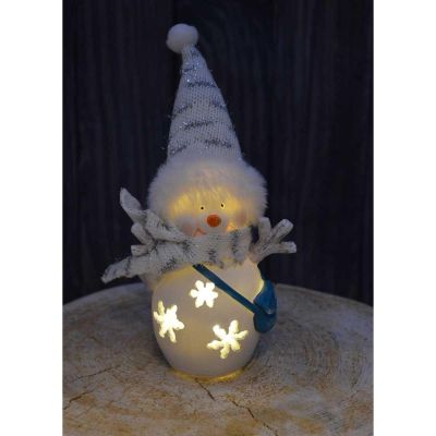 8. LED SNOWMAN FIGURE 7x6x16CM