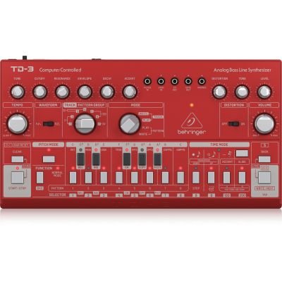 Behringer TD-3-RD Synthesizer Analog Synthesizer Red