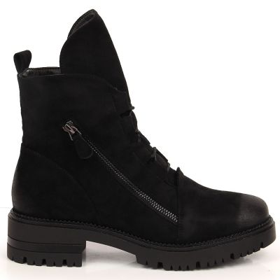Insulated ankle boots with zipper Potocki W WOL94A black