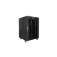 3. LANBERG FLOOR RACK CABINET 19" 15U 600X600 GLASS DOOR LCD BLACK FF01-6615-12BL (FLAT PACK)