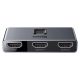 5. Baseus bidirectional switch splitter switcher HDMI - 2x HDMI 4K / 30 Hz gray (CAHUB-BC0G)