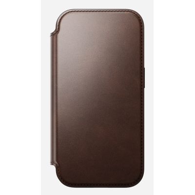 6. Nomad Modern Leather Folio Cell Phone Case 16 cm (6.3") Brown