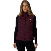 Women's 4F F372 Burgundy Vest 4FWAW26TVJAF372 60S